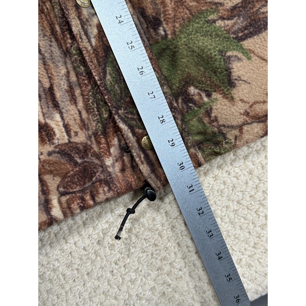Vtg Cabelas Whitetail Clothing Jacket Mens M Camo Goretex Fleece Hooded Coat USA - Picture 9 of 16